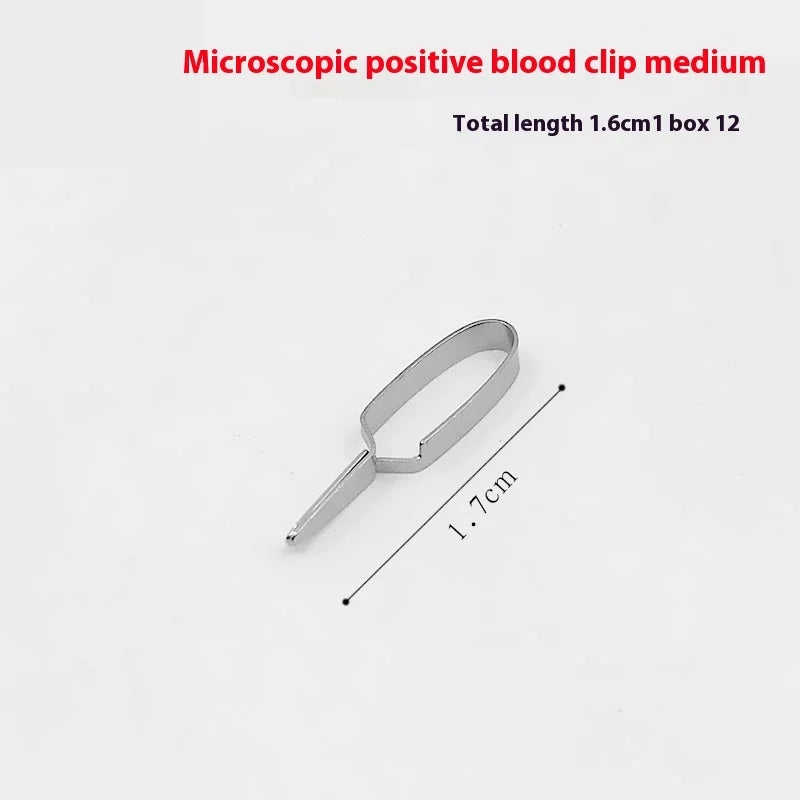Stainless Steel Micro-hemostatic Clip Artery Vein Small Blood Vessel Qme b