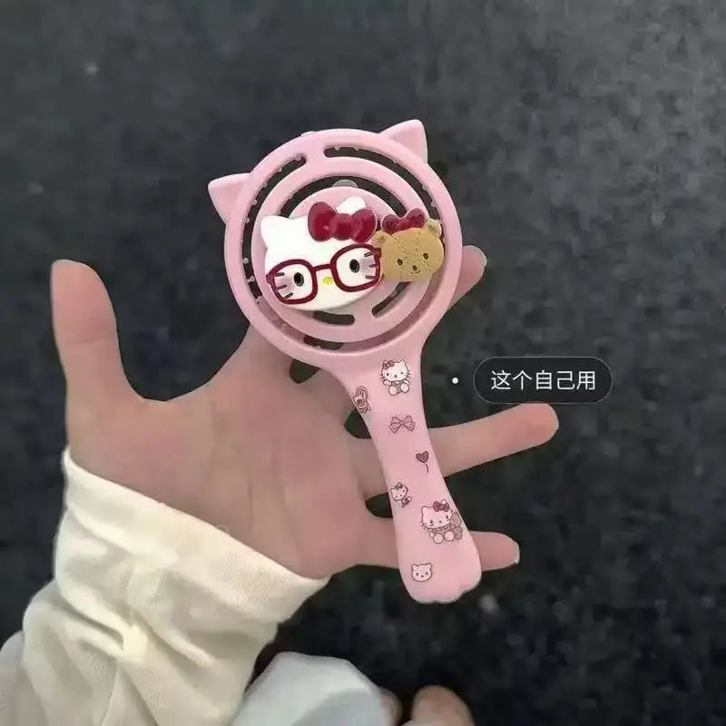 Hello Kitty High-Style Volumizing Air-Cushion Brush Openwork Ribbed Brush Massage Air-Cushion Brush Straightening Kit Qme 3