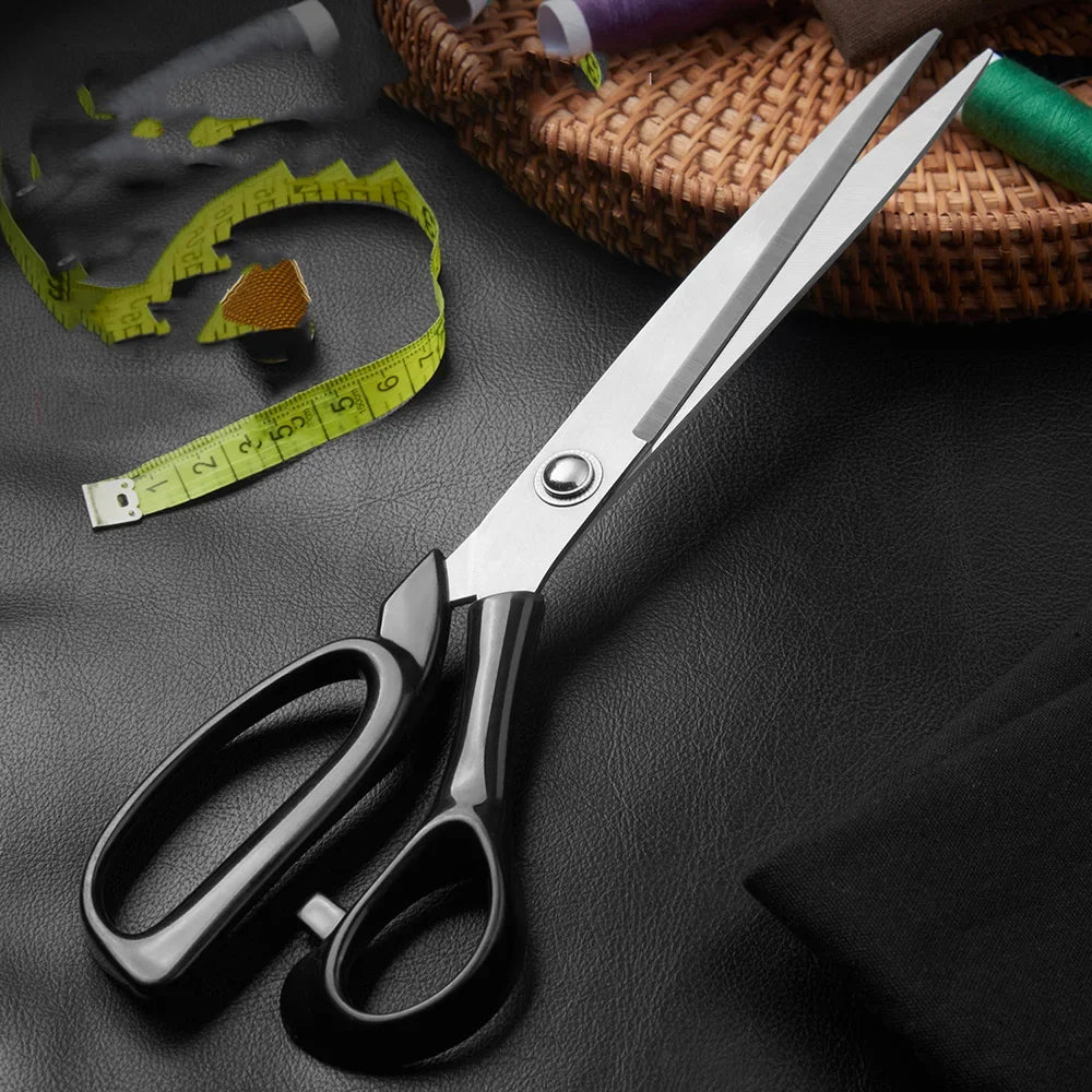 Professional Sewing Scissors Ergonomic Handle Scissors DIY Sewing Tools Handicraft Supplies Tinker Accessories Sissors Tailoring Qme