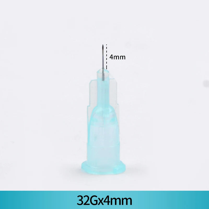 Box Tattoo Needle Transparent Syringe Injection Painless Small Teeth Qme j