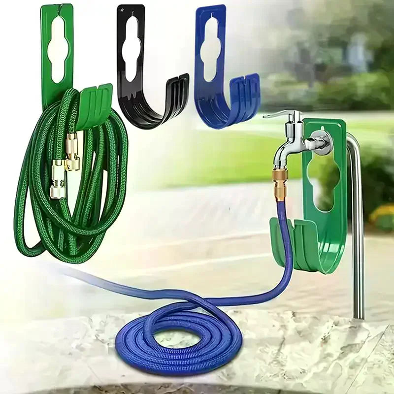 Water Pipe Storage Hooks Heavy-duty Watering Hose Rack Outdoor Wall Mounted Garden Hose Holder Racks Qme