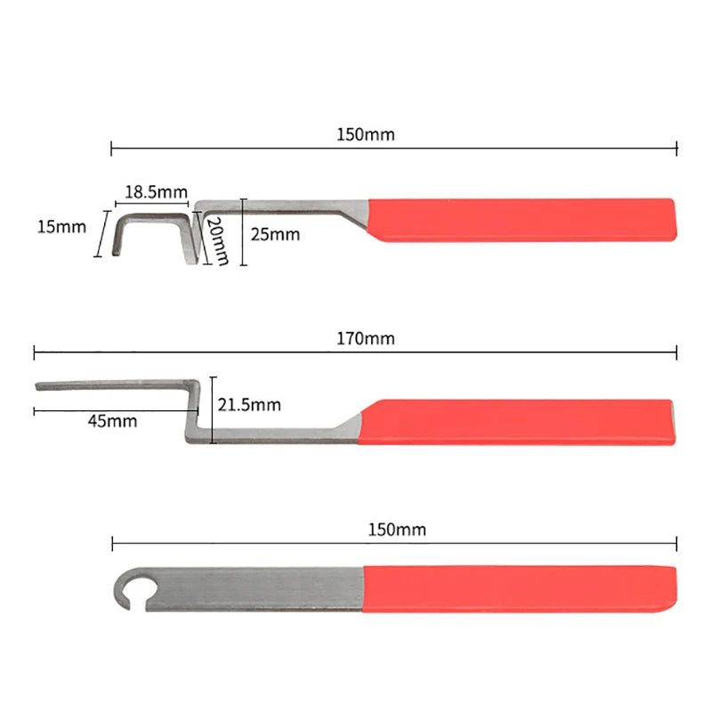 3Pcs/set Compact Casement Windows Unlocking Tool Professional Non-slip Lock Picking Set Convenient Stainless Steel Door Open Key Qme