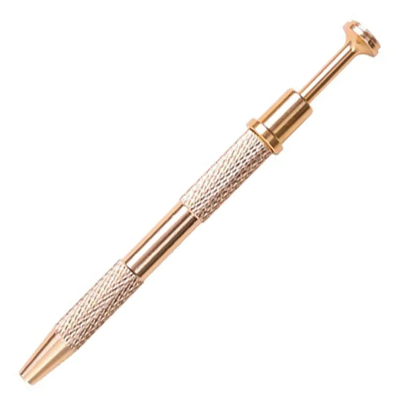 1Pc Four Claws Beads Holder Pick-up Tool Diamond Gems Prong Holder Tweezer Catcher Grabber Body Piercing Sprinkle Pen Tool Qme 12cm-Golden