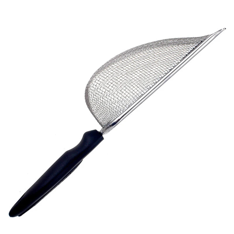 ^Pet Cleaning Tools Stainless Steel Feces Shovel Net Cat Litter Shovel Reptiles Lizard Sand Shovel Mesh Screen Fecal Spoon Qme
