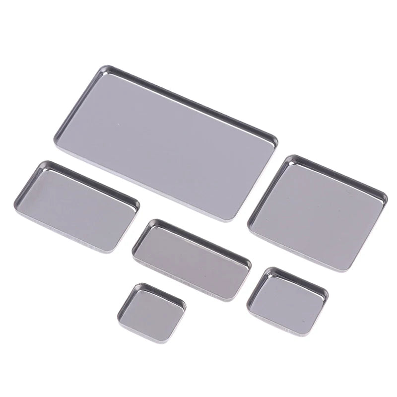 5 Empty Eyeshadow Tin Pans Makeup Palettes Square Palette Iron Cases Qme