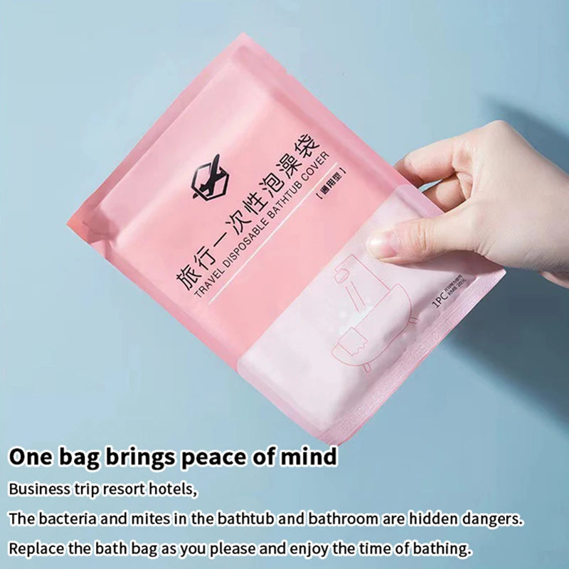Anti Dirt Protective Film Disposable Bathtub Cover Portable Liner Qme