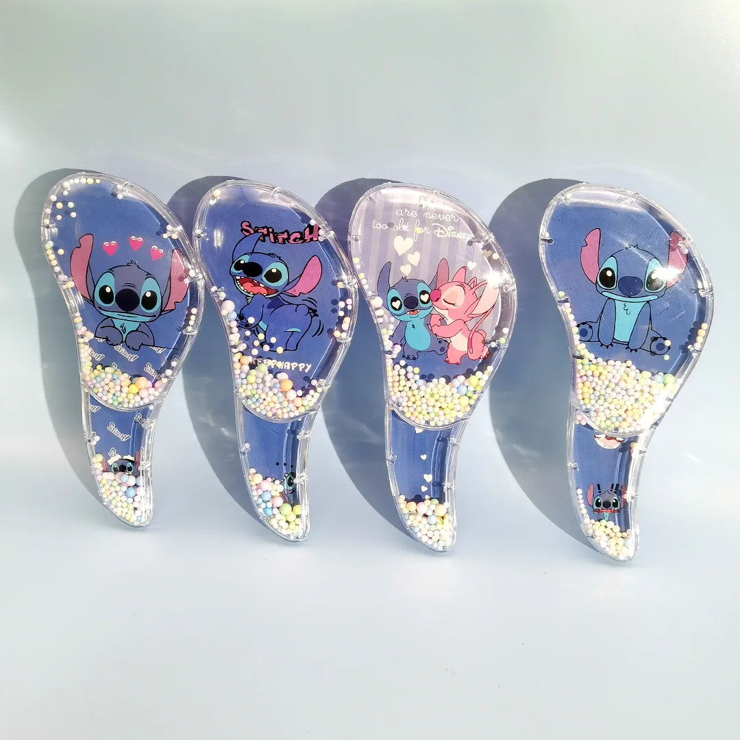 Hello Kitty Kuromi S-Shaped Transparent Cartoon Comb Student Anti-Tangle Massage Comb Hair-Smoothing Plastic Hair Comb Qme 010 Random Style