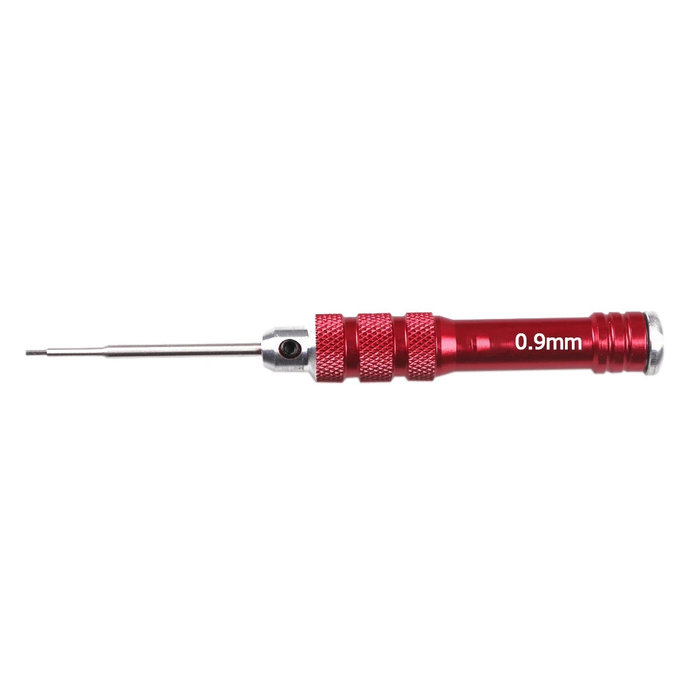 HSS Red Handle Hex Screwdriver Tool Set for RC Helicopter Repair Tools Qme