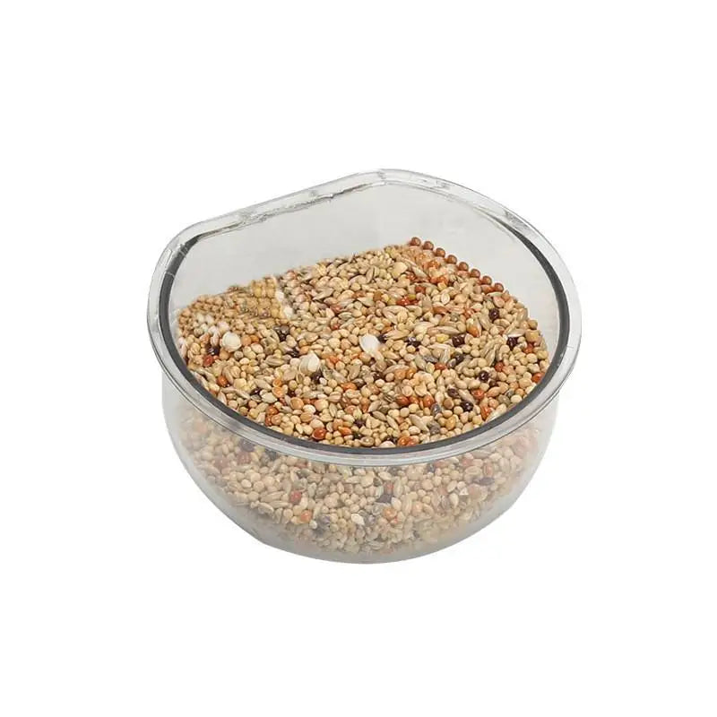 Cage Convenient Hanging Seed Water Feeder Parrots Bird Feeding Bowl Qme