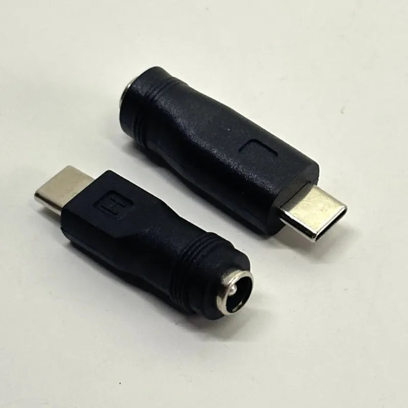 15pcs Type-C to DC 5.5x2.1mm Female to Male Power Adapter Converter Charging Cable for Device Qme