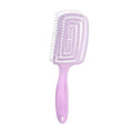 Curly Hair Massage Comb Scalp Reducing Breakage Detangling Brush Fine Qme purple 2