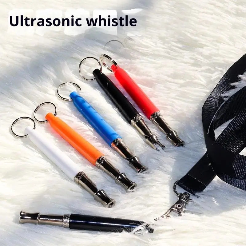 Ultrasonic Flute Dog Bark Controller Adjustable Training Whistle Qme