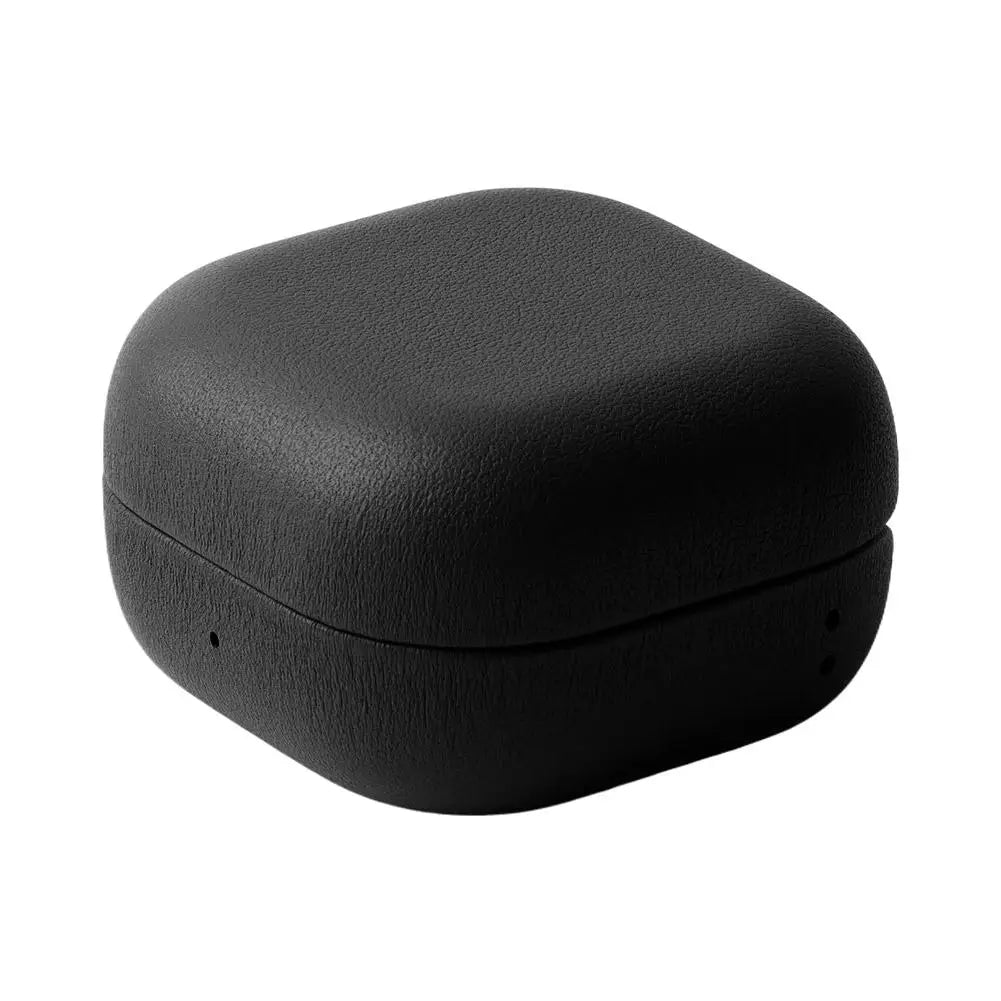 for Samsung Galaxy Buds 4 Pro Leather Headphone Protective Case With Shock-absorbing Full Cover Shell Qme D