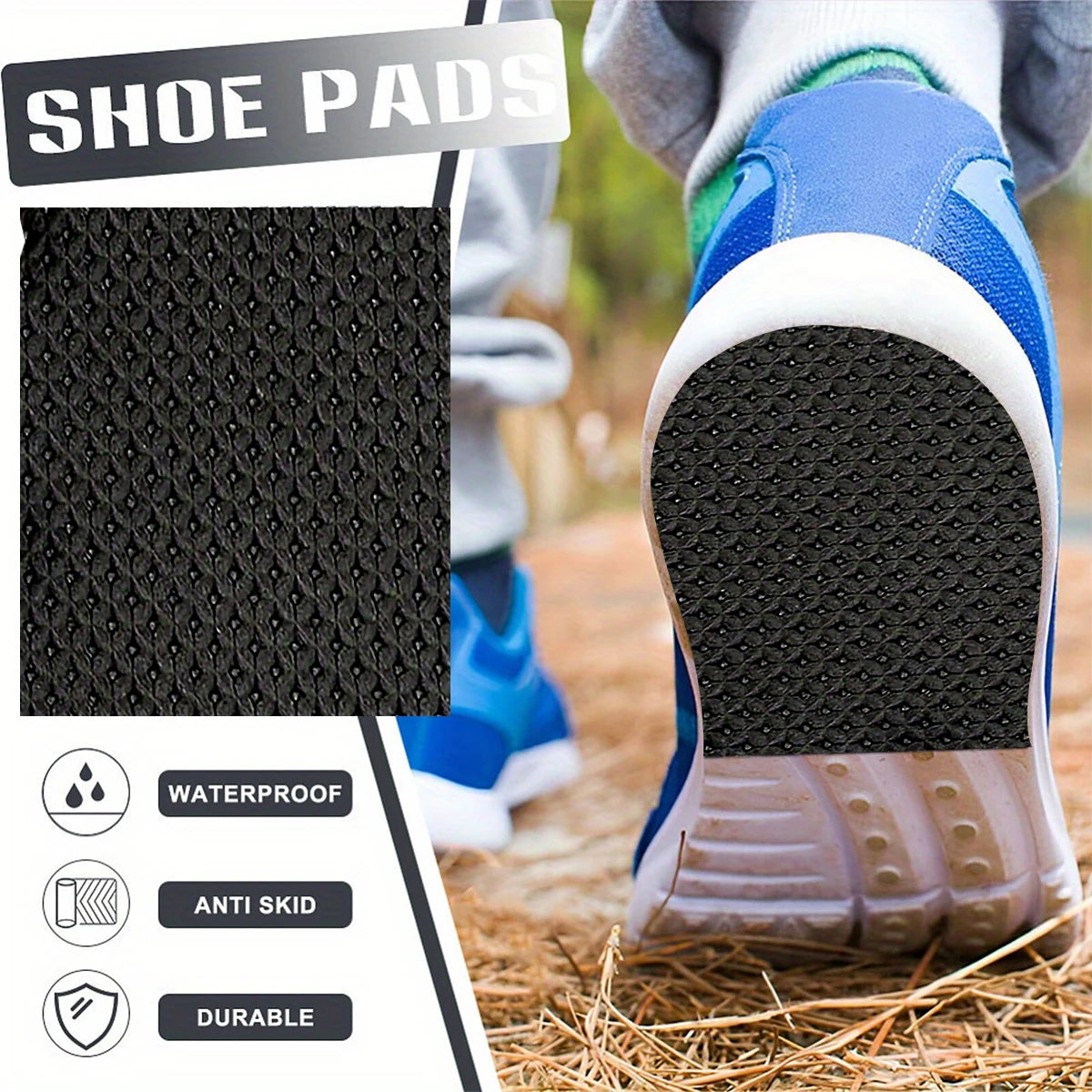 Self-Adhesive EVA Anti-Slip Shoe Repair Tape - High Heel Noise Reduction, Easily Repair Holes And Outsole Protection Stickers Qme