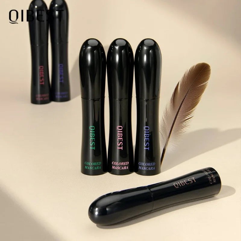 6 Colorful Mascara Waterproof Long-lasting Voluminous & Lengthening, Smudge-Proof for Halloween Costume Party & Stage Makeup Qme