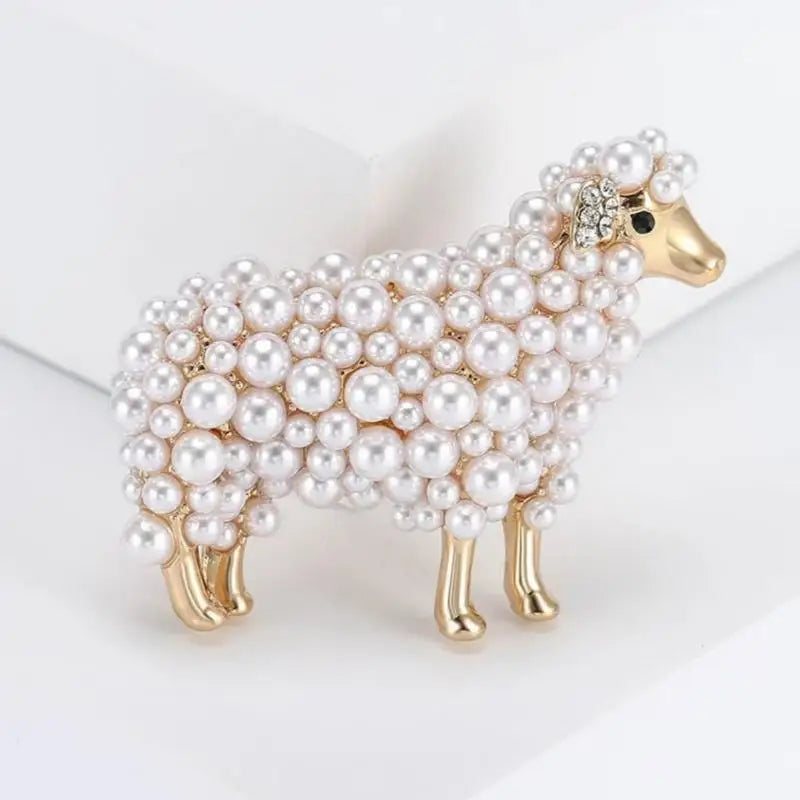 1Pcs Fashionable And Elegant Lady Creative Animal Pin Buckles Women Men Classic Sheep Exquisite Brooch Badges Qme 1pcs