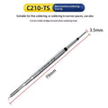 1Pc C210 Sereis Soldering Iron Tips C210-TS/TI/SK Replace Tip Universal Compatible T210 Soldering Station Welding Tools. Qme A2 1pc