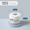 Reliable Denture Bath Box Multi-layer Leakproof Lid Peace Mind Qme White