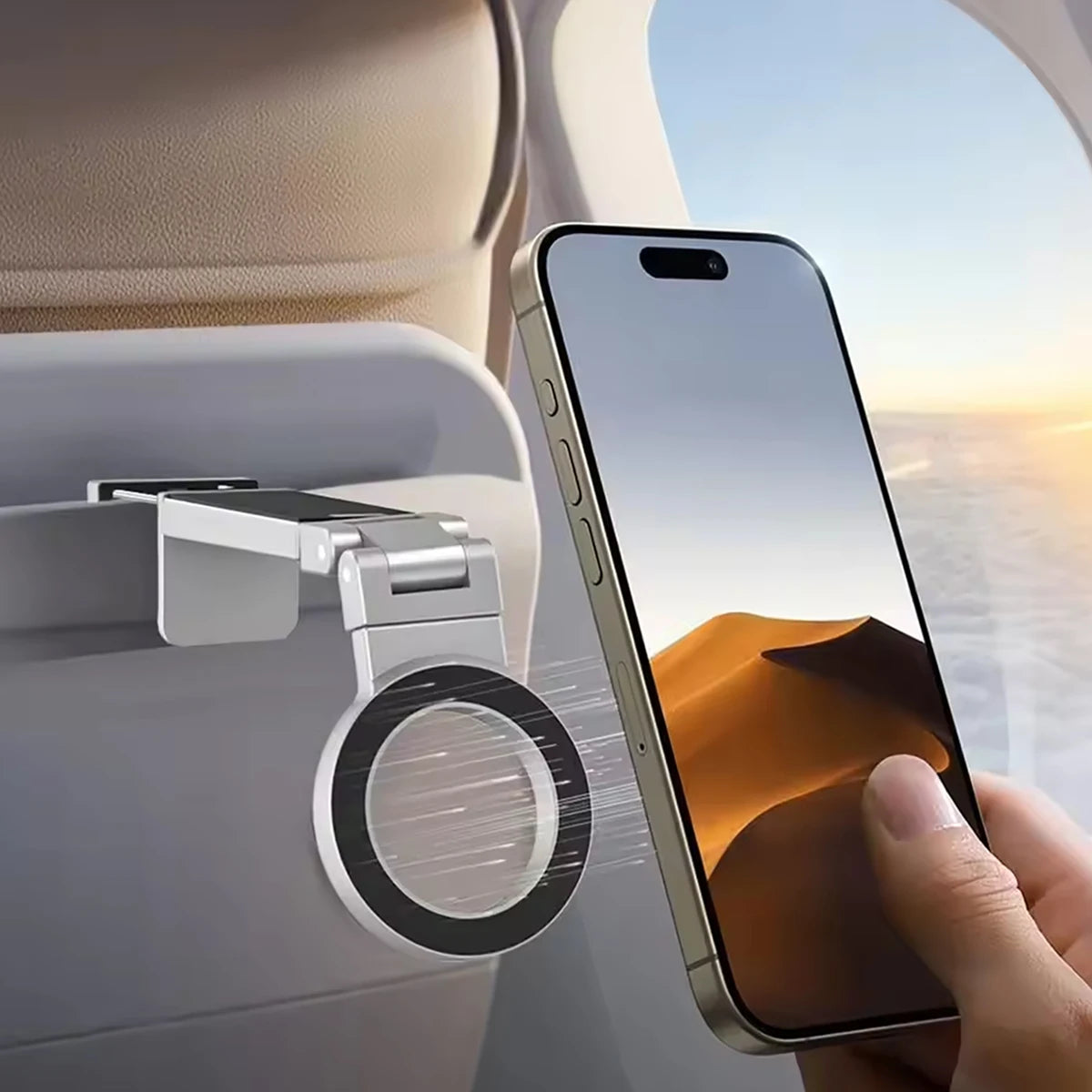Magnetic Mobile Phone Holder Magsafe Portable Travel Foldable Qme