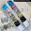 Star Nail Glitter Sequins Mixed Laser Holographic Shiny Decor Kids Qme A2