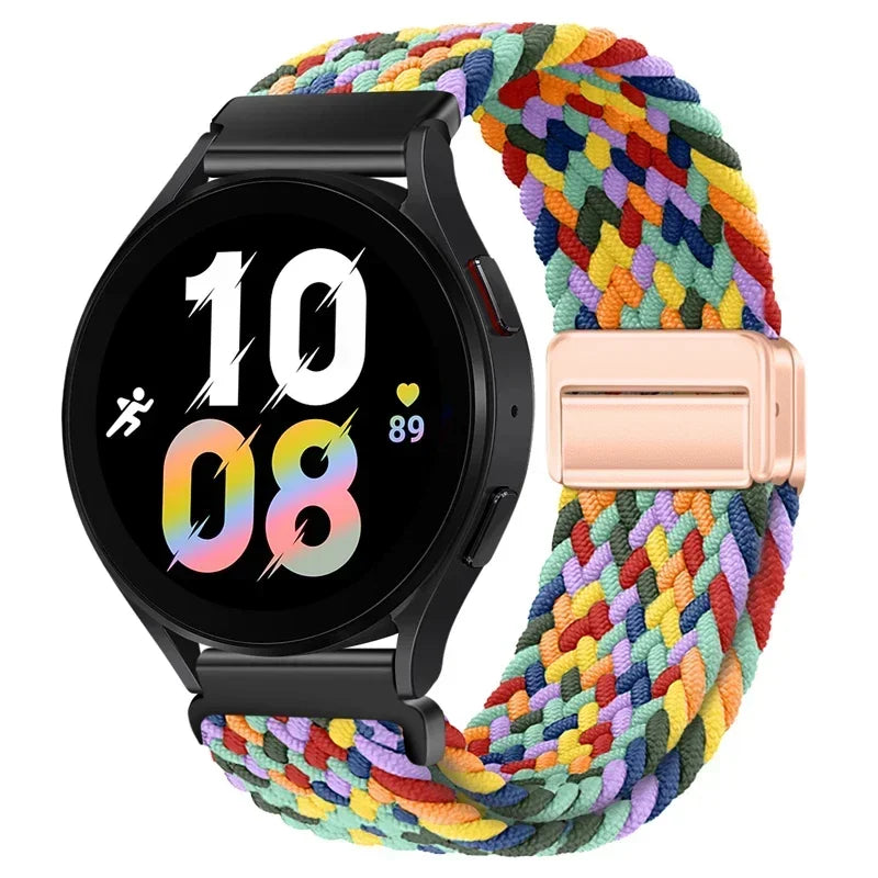 Nylon Strap Huawei Watch 4 GT4 2 3 Amazfit GTR Magnetic Breathable