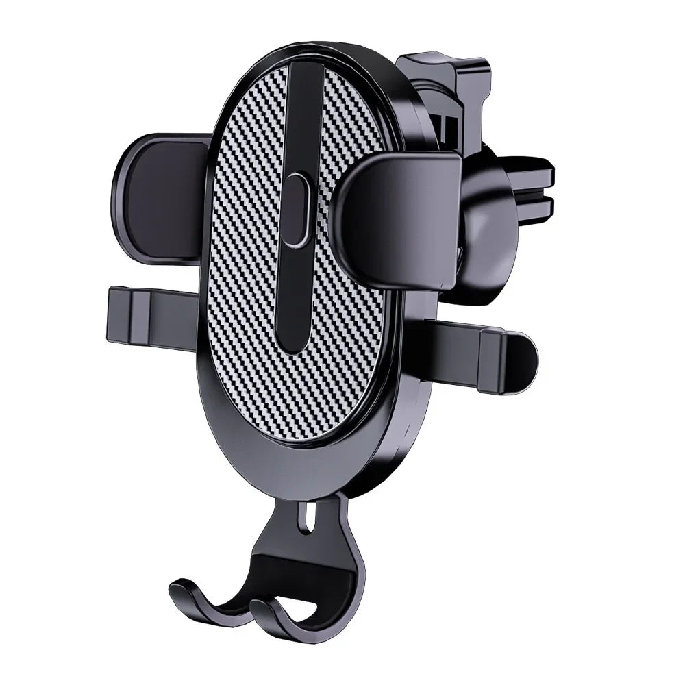 1pc Car Phone Holder Air Outlet Installation Gravity Sensing 360° Rotation Extendable Vacuum Suction Cup Design Gravity Bracket Qme air outlet