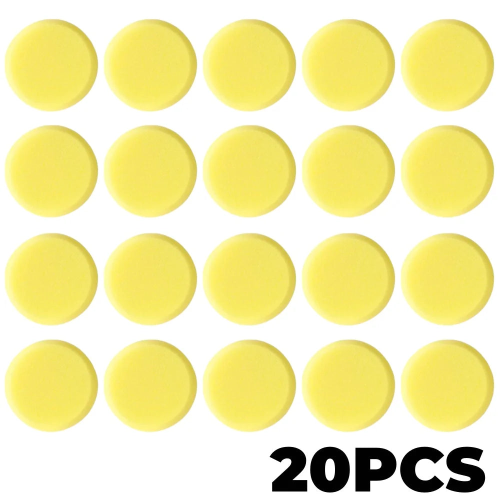 5-20PCS Ceramic Sponge Round Shape Coloring Cleaning Water Absorbing Sponge for DIY Crafts Sculpture Pottery Painting Tools Qme 20pcs