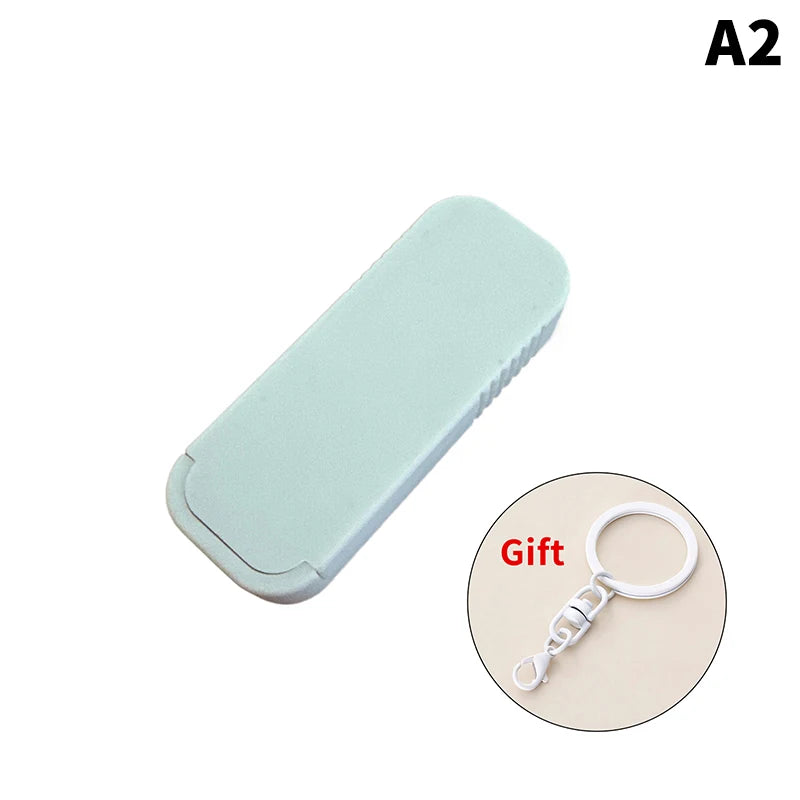 Mini Sliding Storage Box Small Items Home Office Travel Portable Qme A2