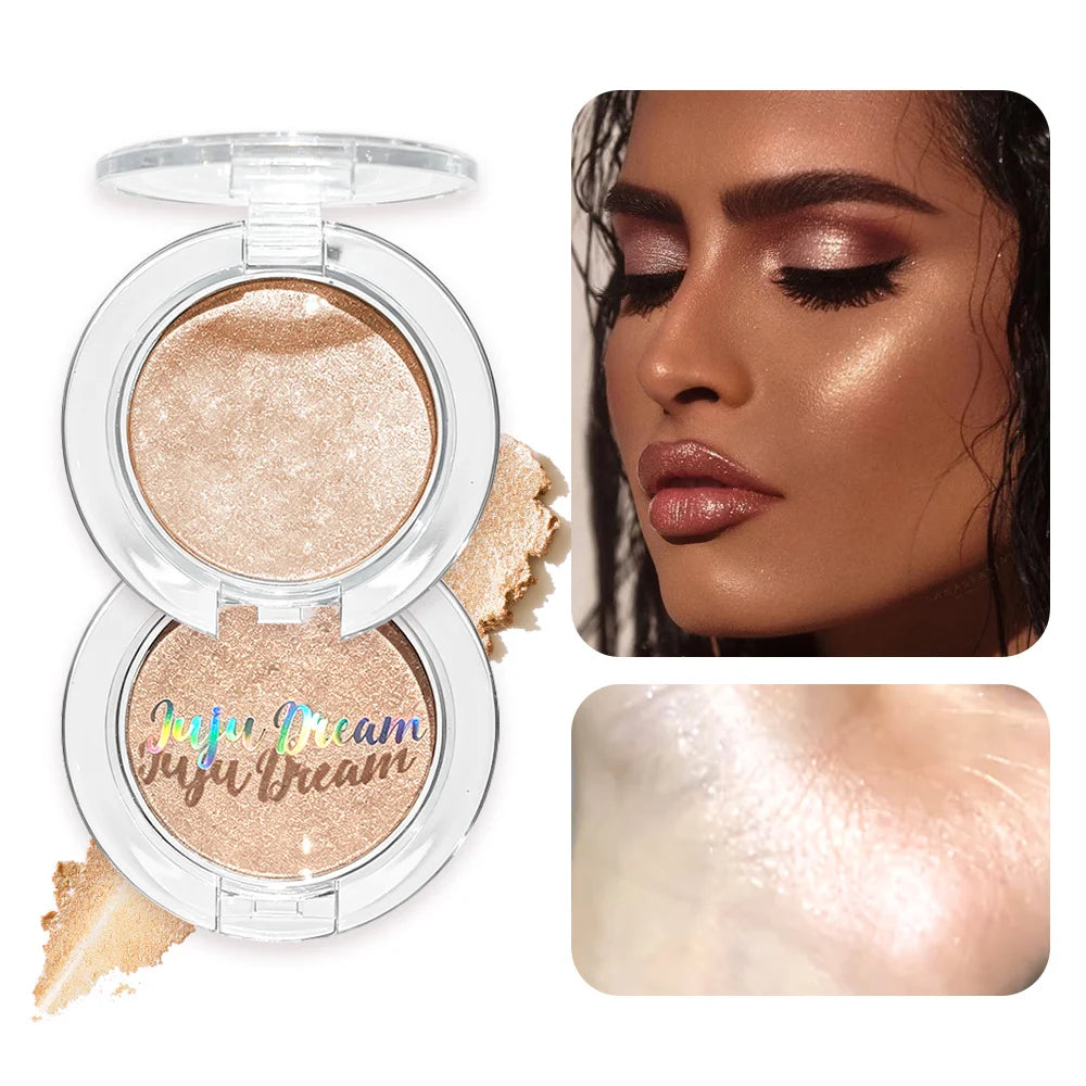 JUJU DREAM Waterproof Highlighter Powder Ultra Glow Radiance Qme