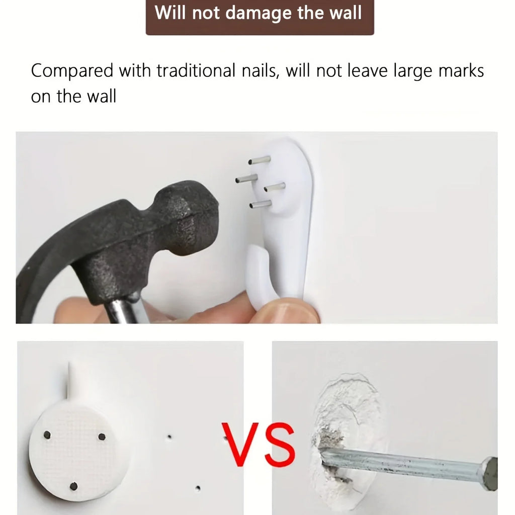 Invisible Plastic Wall Hanging Nail Concrete Hard Wall Hook Used for Hooks and Frame Hooks Qme