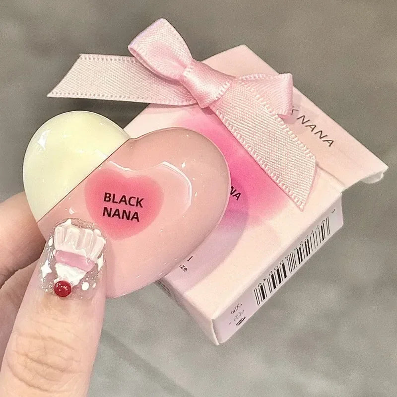 Water Gloss Jelly Lip Gloss Cute Heart-shaped Lipsticks Lasting Hydrating Plumper Lip Gloss Rose Berry Lip Tinted Lips Beauty Qme