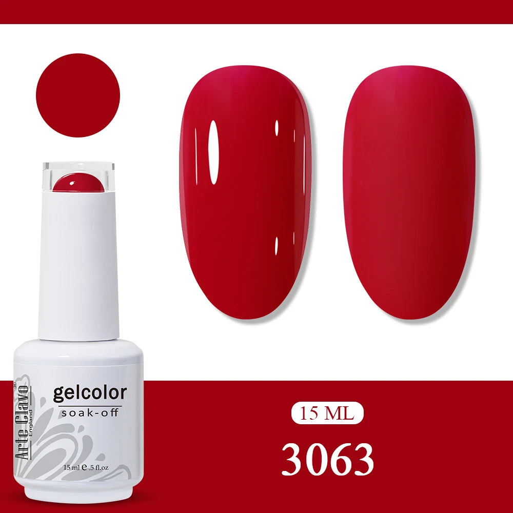 Arte Clavo Amber Gel Nail Polish Translucent Vintage Jelly Semi