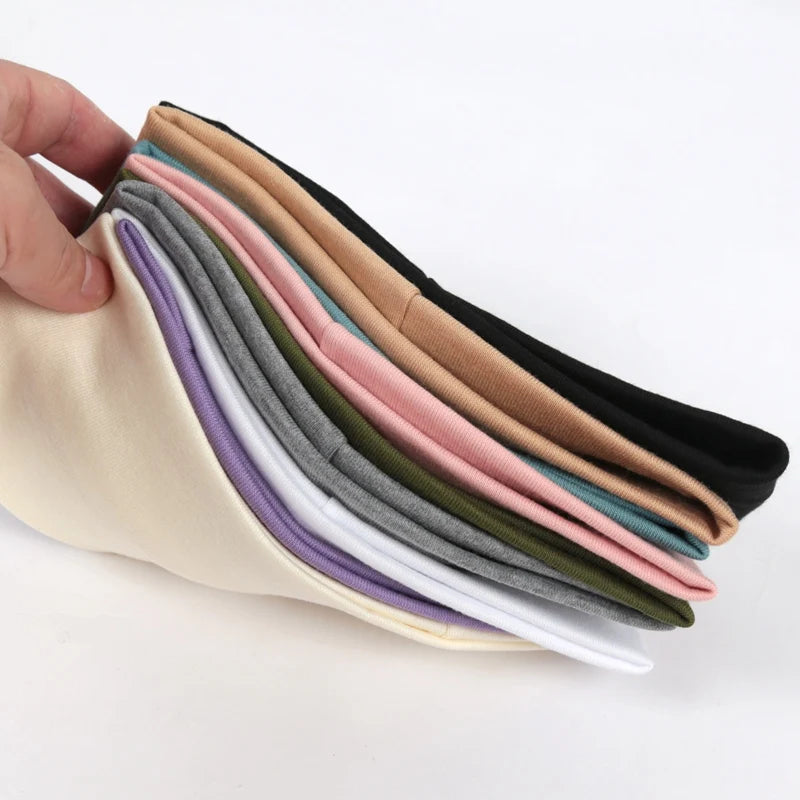 Unisex Solid Wide Elastic Hairband Running Sport Headband Yoga Qme