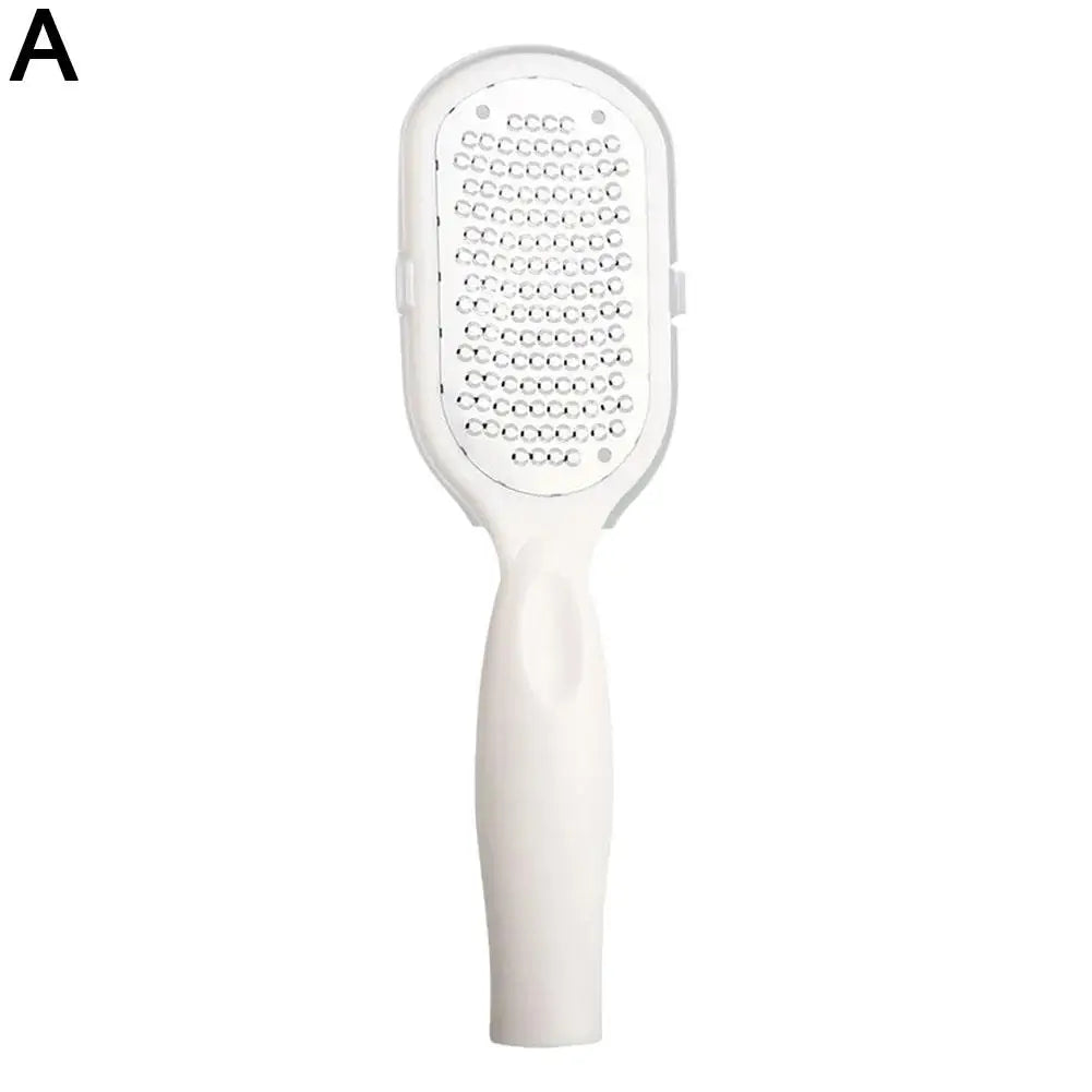 Portable Foot Scrubber Steel Callus Remover Foot File Scraper Foot File With Lid Heel Scraper Dead Skin Remove Qme White China
