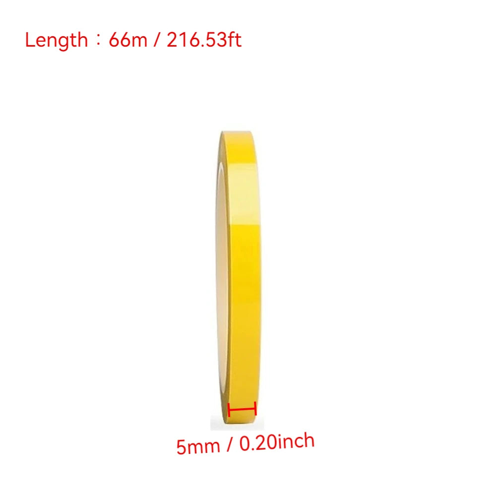Multi Color PET Desktop Positioning Tape 5S Management Identification Tape For Office Workshop Floor Wall Marking Line Tape Qme Dark yellow
