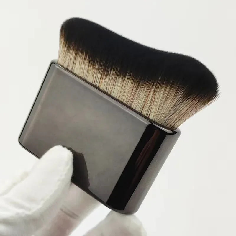 1PC Neck Brush Foundation Makeup Powder Brush Makeup Brushes Makeup Tools Soft Hair Make up Multi-purpose Body Flat Brush Qme 6
