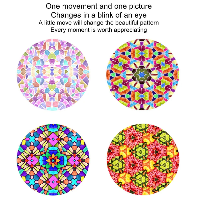 Scalable Rotation Magic Kaleidoscope Toys Funny Classic Fancy Colored Qme