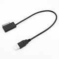 2pcs USB 2.0 To Mini Sata II 7+6 13Pin Adapter, Slimline Drive HDD CADDY, Converter Cable for Laptop CD/DVD ROM, Steady Style Qme 2pcs