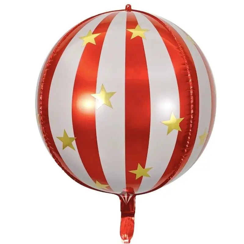 Striped Star Aluminum Film Balloon KTV Mall School Wedding Decor Qme B 22inch