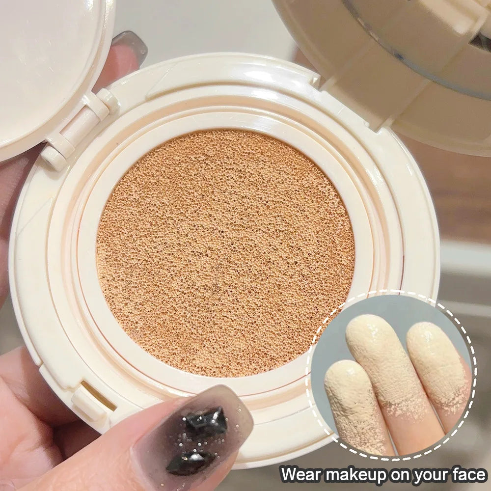 1 Double Layer Powder Cushion Clear Natural Lasting Brightening Gege Qme
