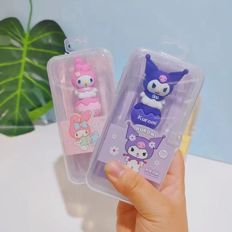 Hello Kitty Kuromi Soft-bristle Toothbrush Students Individually Qme