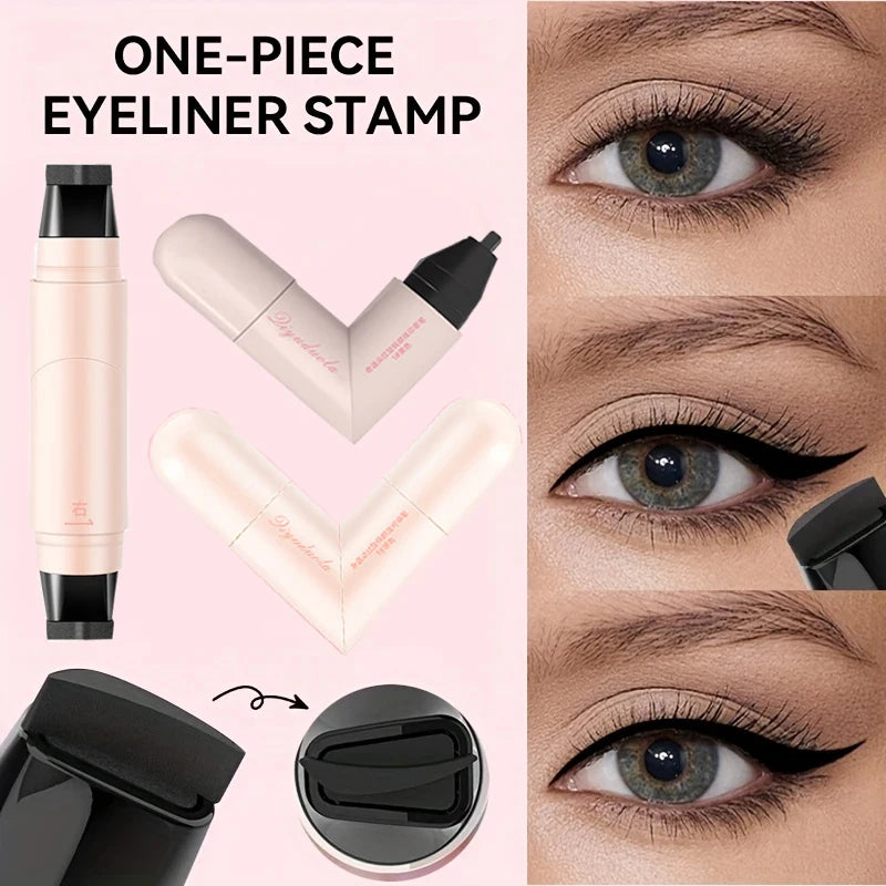 Rotating Eyeliner Stamp Pen Waterproof Sweat-resistant One-touch Qme