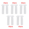 Eyeglasses Accessories Plastic Plug Eyeglasses Buckle Plastic Plug Rimless Eyeglasses Buckle Frame Glasses Equipment Accessories Qme WHITE