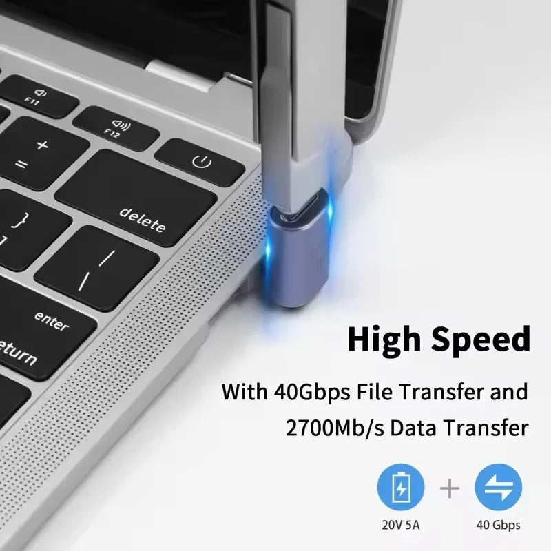 100W Type C OTG Adapter 40Gbps Data Transfer 8K60HZ USB C Converter PD Male To Female Connector For Phone Laptop PC USB Adapter Qme