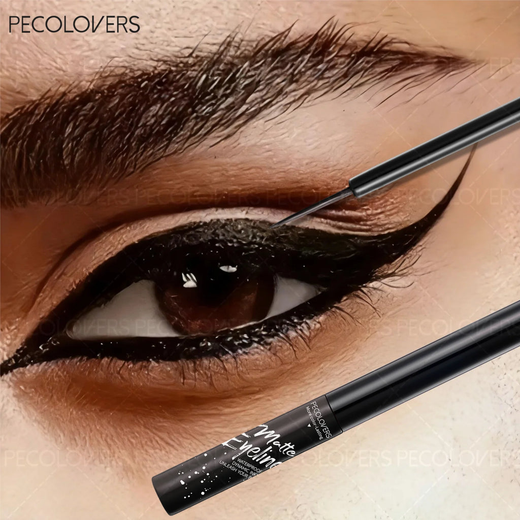 Colored Matte Dip Liquid Eyeliner Rendering Eye Line Klein Blue Qme
