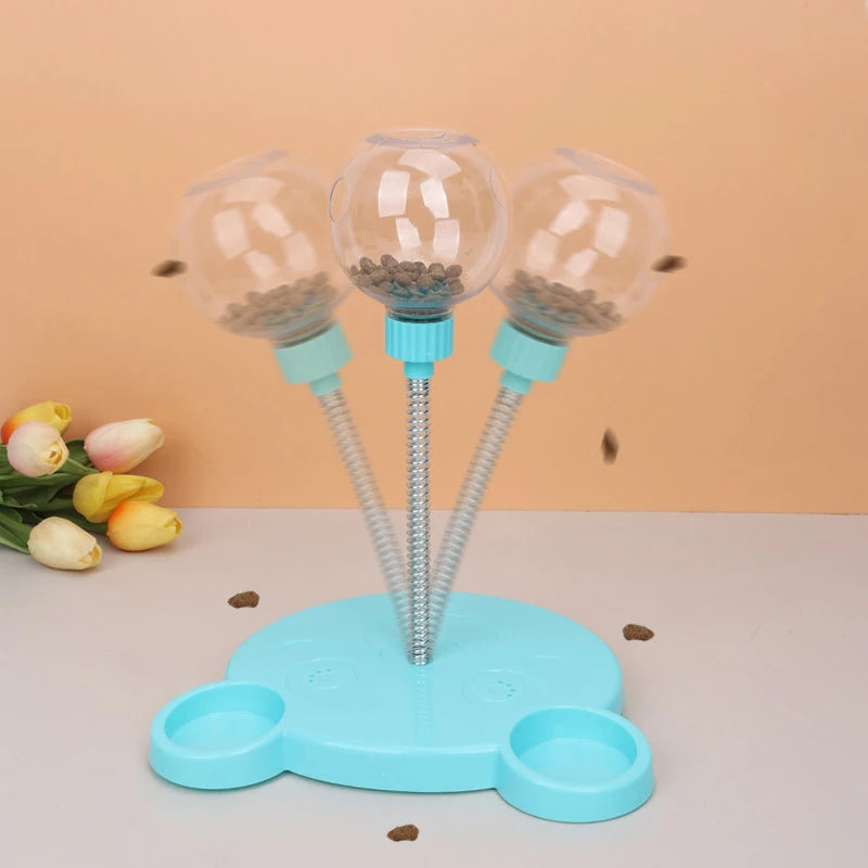 Funny Pet Supplies Creative Cat Puzzle Food Leaking Ball Toy Dog Qme