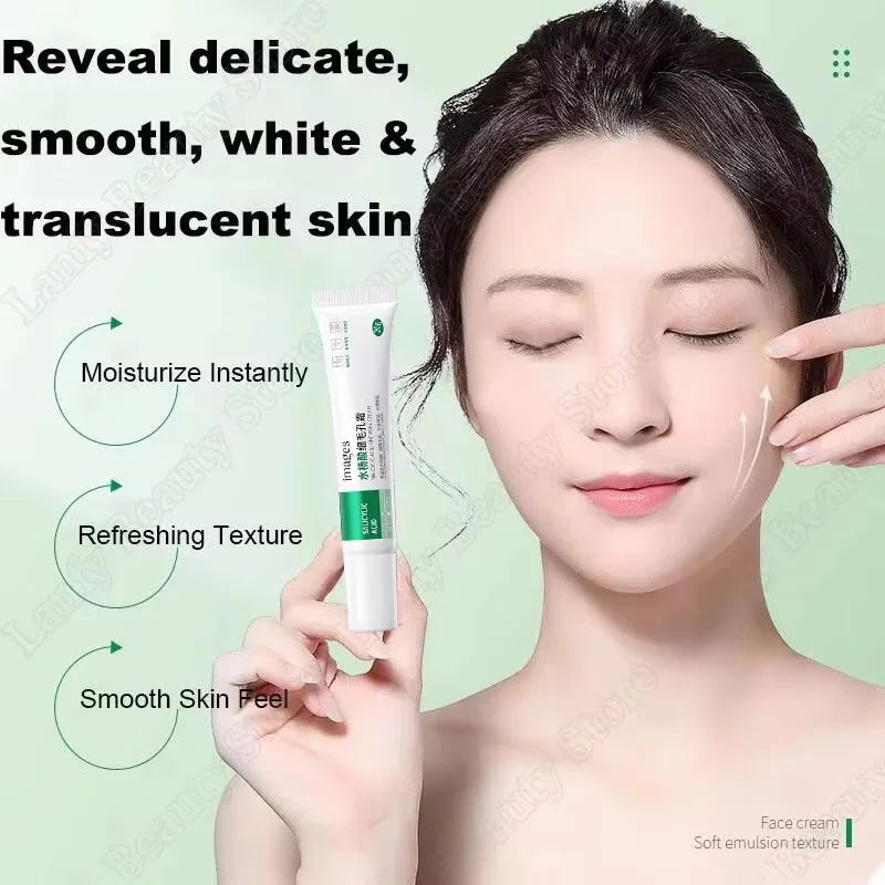 Salicylic Acid Pore Clearing Cream Shrink Pores Remove Blackheads Acne Brighten Moisturizing Smooth Skin Care Korean Products Qme