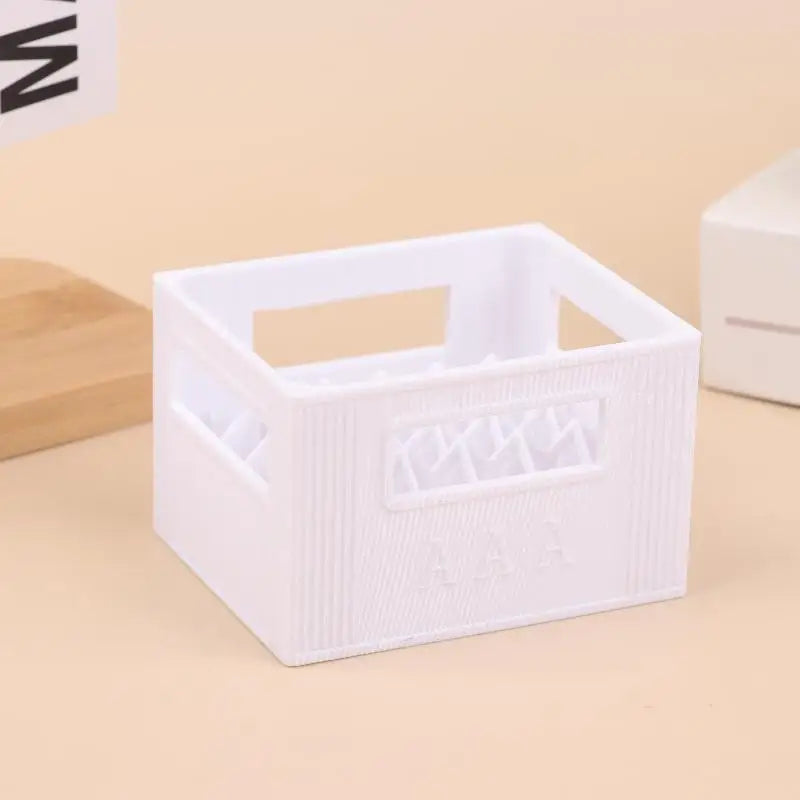 3D Printed Beer Crate Style Battery Storage Case No. 5 Aa No. 7 Aaa Battery Basket Stackable Batteries Storage Box Home Decor Qme A6