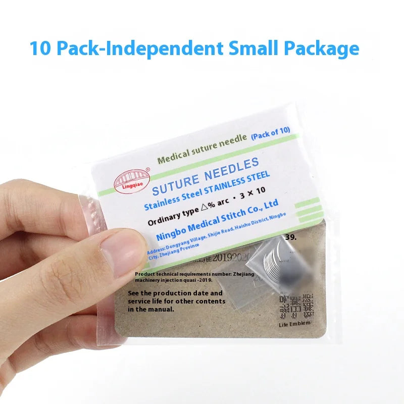 Medical Suture Needle Double Eyelid Catgut Embedding Surgery Wound Qme