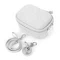 Storage Bag Anti-scratch EVA Hard Carrying Case Shockproof Anti-Drop with Lanyard&Hand Strap for Bitzee Virtual Electronic Pet Qme Light Grey